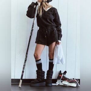 Free People Black Jumpsuit